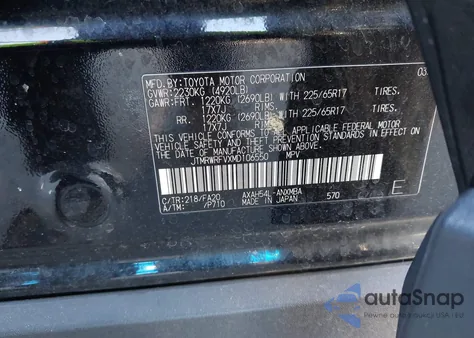 2021 Toyota Rav4 Hybrid Xle from USA, damaged, VIN JTMRWRFVXMD106550